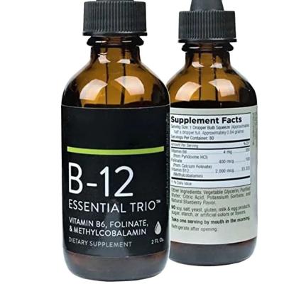 China Antioxidant Vegetarian Vitamin B12 S Droporal Sublingual , Methylcobalamin 5000 mcg Formula B12 Liquid Maximum Concentration for sale