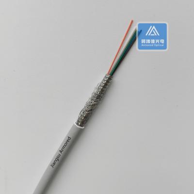 China Armoured Fiber Optic Patch Cable OD 0.6mm 6 Core Ofc Cable for sale