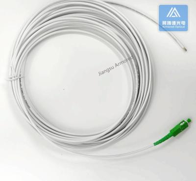 Κίνα Simplex SM Ατσάλινο Τεθωρακισμένο Pigtail 20m SC APC 3,0mm Λευκό LSZH Jacket Dca Patch Jumper Για συνδέσεις ινών προς πώληση