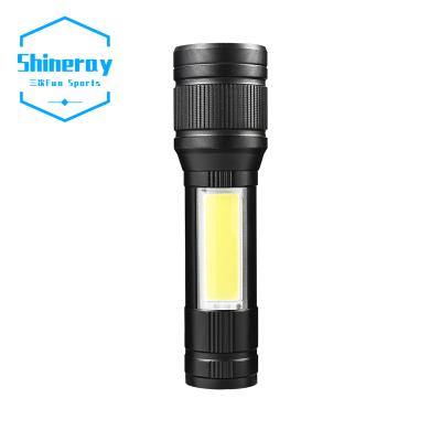 China Wholesale Convenient Portable Zoom Flashlight Mini Usb Rechargeable Led Tactical Flashlight for sale