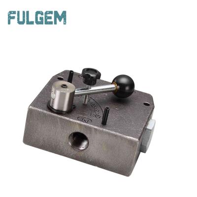 China Hydraulic System Metal Flow Control Valve Hand Pressure Compensating Hydraulic Control Valve for sale