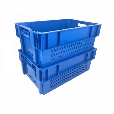 China recyclable & High quality durable large capacity storage collapsible plastic crates for sale for sale