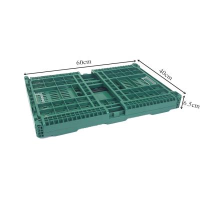 China Durable Hot Sale Logistics Manufacturer Plastic Foldable Turnover Box For Vegetables And Fruit for sale