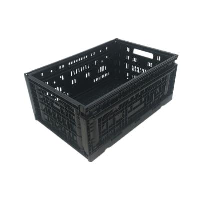 China Wholesale high quality durable manufacturer capacity 60L crate eco-friendly plastic folding box large for sale for sale