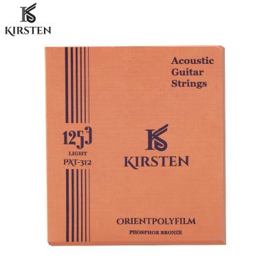 China Wholesale GUITAR film coated strings PAT 312 acoustic guitar POLY film coated strings for sale