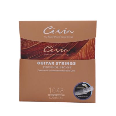 China GUITAR OEM CA200 CIVIN Acoustic Guitar Strings High End Colorful Ball End for sale