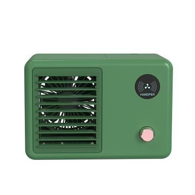 China 2021 New Hot Sale Green Color Hotel Aromatherapy Warehouse Colorful Light Hydration Type White Home Mini Room Air Cooler for sale