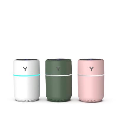 China Aromatherapy Warehouse 2021 New Colorful Light Hydration Humidification Deign Products Car Household Portable Electric Air Humidifier for sale