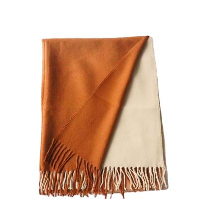 China 100% New Autumn and Winter Design Men's Acrylic High Quality Women Fashion Gradient Shawl Scarf for sale