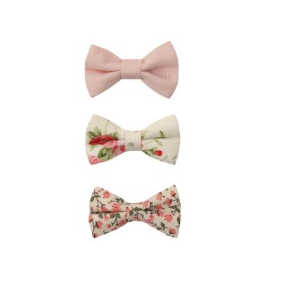 China Multicolor Mixed Hip Hop UNIQ Baby Hair Accessories Hangers Clips Handmade Children's Cute Bow Bangs Headbands for sale