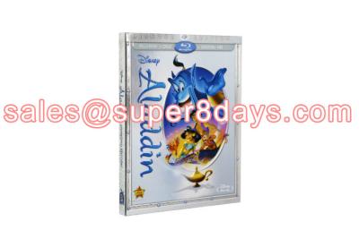 China Wholesale Hot Selling Classic Movie Aladdin Diamond Edition Blu-Ray Movie Cartoon DVD Best Quality for sale