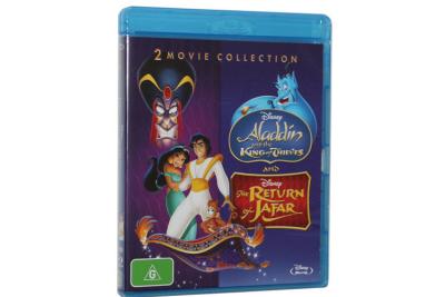 China Aladdin: The Return of Jafar / Aladdin and the King of Thieves Blu-Ray DVD Movies Cartoon Blu-ray DVD Wholesale for sale