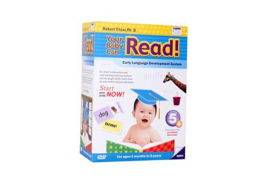 China Your Baby Can Read 5 DVD +50 Card Baby Early Learning Language Software Educational Reading DVD for sale