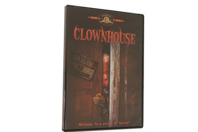 China Clownhouse DVD Movie Thriller Horror Drama Series Movie DVD For Family for sale