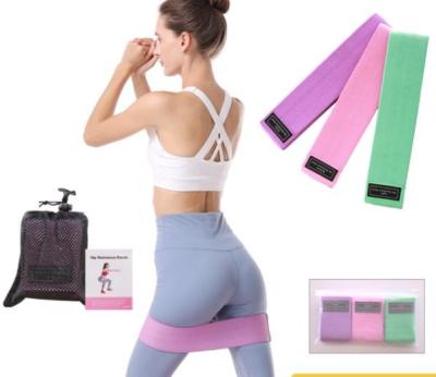 China Durable Indoor Training Squat Buttocks Circle Squatting Exerciser Hip Ring Elastic Belt Tension Belt for sale