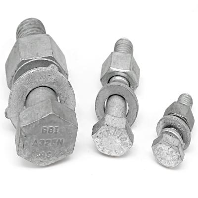 China Stainless Steel Bolt 307A Grade A307 Bolt Tornillo 307A A307 Galvanized Bolts for sale