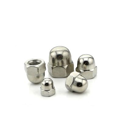 China Heavy Industry Top Sale DIN1587 DIN 986 High Tensile Stainless Steel A2 70 SS304 SS316 OEM Dome Nuts for sale