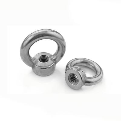 China Industry Factory Delivery General Forged DIN582 Stainless Steel Round Eye Bolt Eye Lifting Nut for sale