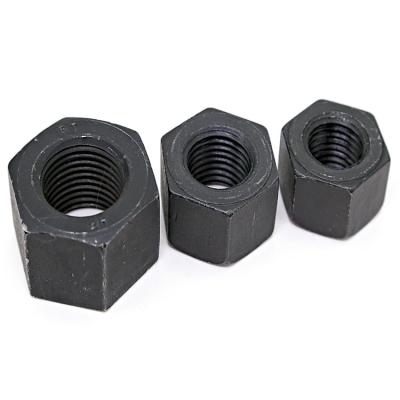 China Heavy Industry Customization HDG Hex Head Nut Stainless Steel Black Galvanized Hex Nut for sale