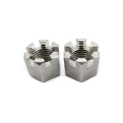 China Heavy Industry China Factory Price Good Quality Castle Nuts 304 Stainless Steel Slotted Castle Nut for sale