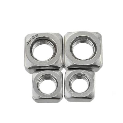 China Heavy Industry Hot Sale DIN557 Stainless Steel Square Nut 304 316 For All Sizes for sale