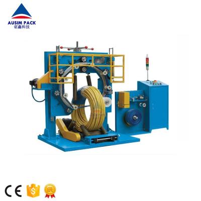 China Products Copper Plates Coil / Magnet Copper Wire Stretch Spiral Wrapping Machine Brass Rod Coil Wrapping Machine for sale