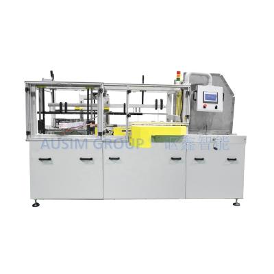 China New Technology High Speed ​​Automatic Food Box Carton Assembler And Strip Sealer Work 25 Boxes Per Minute for sale