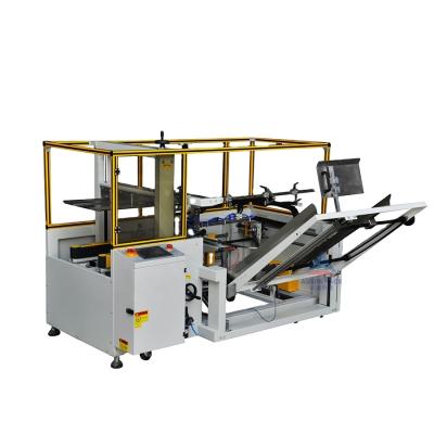 China Fully automatic vertical food box carton case erector machine SKX-01 for sale