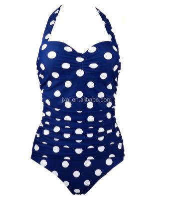 China 2018 xxl Hot Women Retro Cocoship Wholesale 50s Young Girl Swimsuit Breathable Floral Swimwear for sale