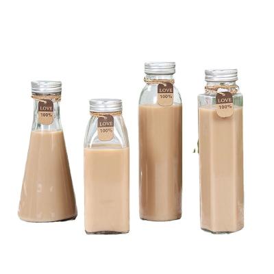 China Daily Life Herbal Tea Glass Bottle Beverage Glass Bottle Submarine Packaging Sealed Glass Bottle for sale