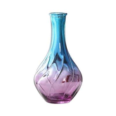 China Living Room Glass Decoration Art Deco Home Decoration Crystal Vase Glass Vase for sale