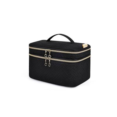 China Lady Bagsmart Luxury Solid Color Zipper Makeup Cosmetic Bags Organizer and Case Itembeauty Makeup Travel Storage for sale