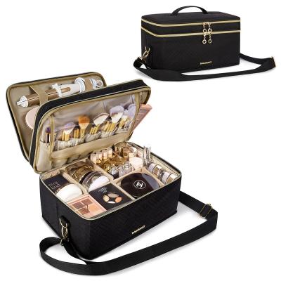 China Lady Bagsmart High Capacity Single Zipper Make Up Pocket Makeup Organizer Novation Bag Cosmetic Bags and Cases for sale