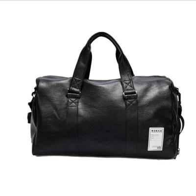 China Fashion Vintage Crazy Horse Duffle Travel Weekend Tote Duffel Bag Leather Handbags for sale