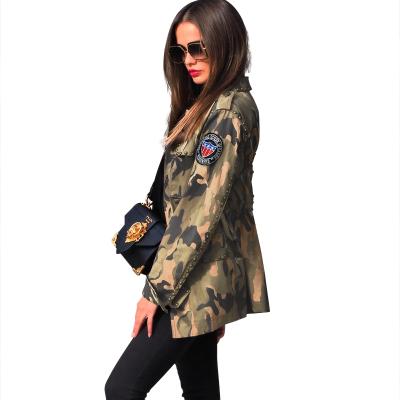 China New Breathable Casual Thin Camouflage All-match Jacket Ladies Long Sleeve Jacket for sale