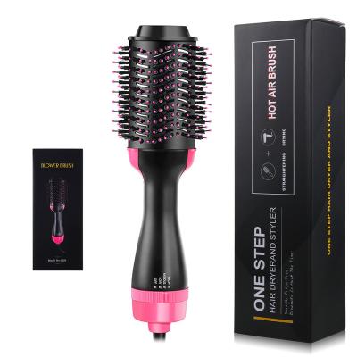 China One Step Hair Dryer and Styler Ionic Hair Dryer Brush 3 in 1 Hot Airbrush Salon Negative Ion Blow Dryer Brush For Straightening for sale