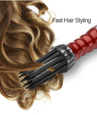 China Multifunctional Ionic All in One Automatic Rotating Claw Comb Hair Dryer Hair Straighten Curler for Combing Hot Airbrush Hair Styling Tools for sale