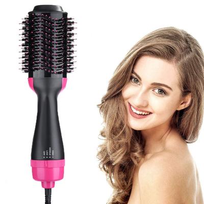 China Ionic and Straightener All in One 220V 1000W Infrared Travel Fan Comb Hair Dryer Blow Electric for sale