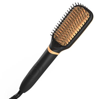 China Electric Straight Hair Comb Electric Hair Straightener Brush For Styling for sale