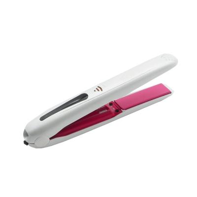 China Cordless Rechargeable Optional Best Beauty Color Hotel Mini Hair Straightener Fashion Flat Iron Salon for sale