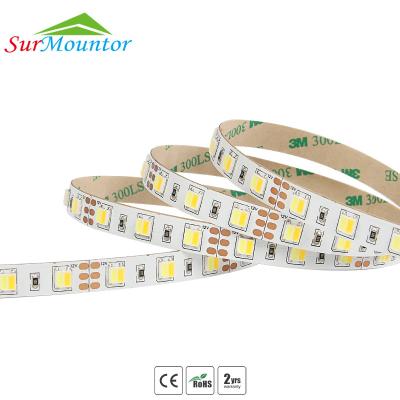 China Desk Led Strip Light Cheap Double Color Tira Led Strip 220V 50meter Led Strip Light for sale