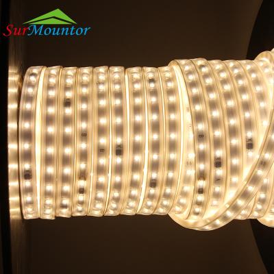 China 220V Warm White LANDSCAPE 220V High Voltage Adjustable Brightness 2835 LED Strip Light for sale