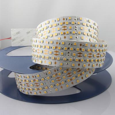 China Desktop High Lumen 24V Quad Array 280 LEDs/M CW/NW/WW 5050 Led Strip for sale