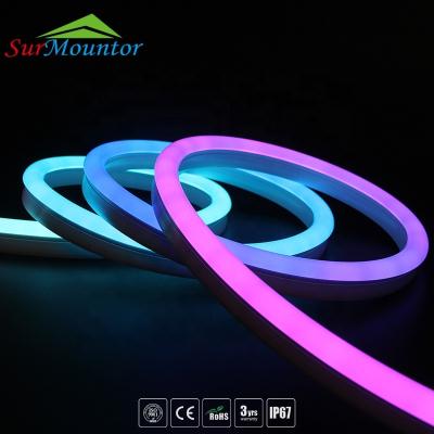 China Theme Park LED Waterproof Adjustable Flex Rope Light Ultra Thin Neon Light for sale