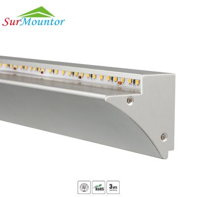 China Aluminum Heatsink LED Strip Light Shelf LED Profile For 6MM Glass 8MM Shelves for sale