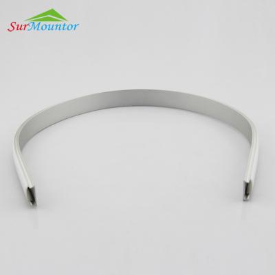 China Pendant Bendable Led Aluminum Profile For Led Strip Corner Lighting Bendable Flexible Led Profile for sale