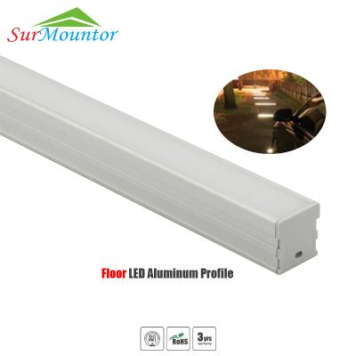 China Exterior Aluminum Heatsink 26mm LED Profile For Waterproof LED Strip Linea Light With Thick Cover for sale