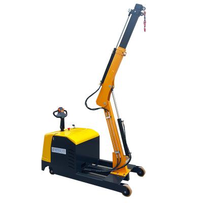 China Other High Quality Heavy Duty Manual Floor Materials Movable Hydraulic Handling Shop Hoist for sale