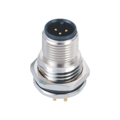 China Panel Mount Power Connectors IP67 / IP68 , 12 Pin Circular Connector For Motors for sale