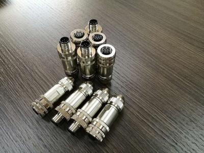 China Field Wireable Assembly M12 8 Pin Female Connector for sale